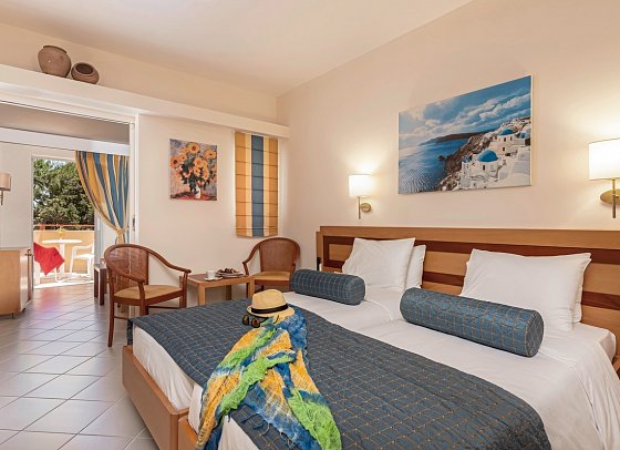 Anissa Beach - Wohnbeispiel Familienzimmer Gartenblick (Zimmercodierung FBG)