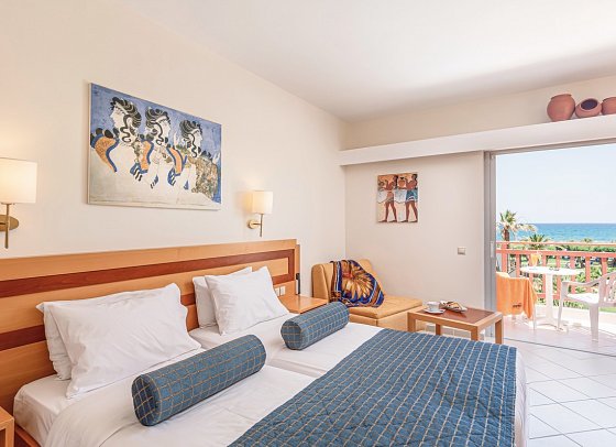 Anissa Beach - Wohnbeispiel Doppelzimmer Meerblick (Zimmercodierung DBM)