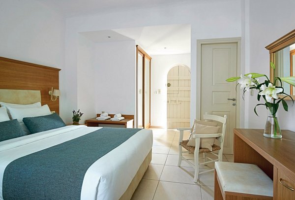 Coriva Beach - Wohnbeispiel Doppelzimmer Gartenblick (Zimmercodierung DBG)