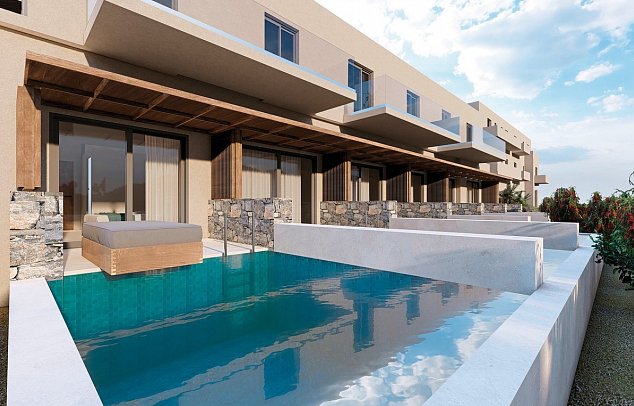 Aphrodite Beach Club - Modellbild Juniorsuite Privatpool (Zimmercodierung J1R)