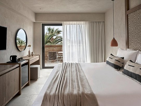 Stella Blue Seaside Resort - Wohnbeispiel Doppelzimmer Komfort Gartenblick (Zimmercodierung DFG)