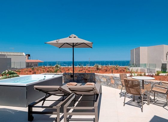 Galaxy Suites Boutique Resort - Wohnbeispiel Suite mit Jacuzzi (Zimmercodierung WB1)