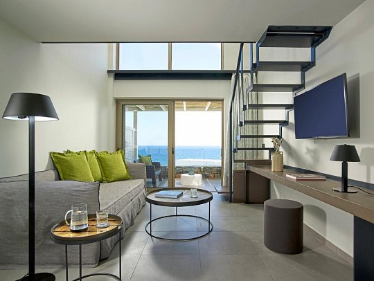 Kakkos Beach - Wohnbeispiel Maisonette Meerblick (Zimmercodierung MBM)