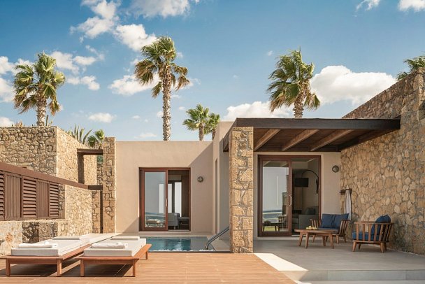 Ikaros Beach Luxury Resort & Spa - Wohnbeispiel Suite Meeresfront (Zimmercodierung WBO)