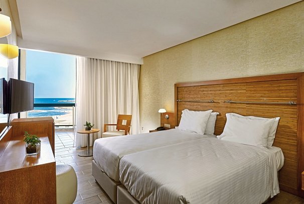 Calimera Sirens Beach - Wohnbeispiel Doppelzimmer Meerblick (Zimmercodierung D1M)