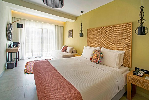 Pepper Sea Club - Wohnbeispiel Doppelzimmer seitl. Meerblick (Zimmercodierung DBN)