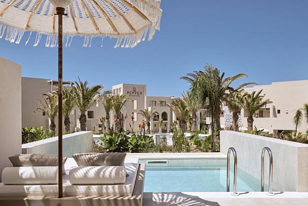 Pepper Sea Club - Wohnbeispiel Juniorsuite Superior Privat Pool (Zimmercodierung JSR)
