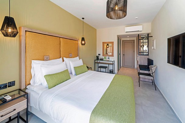 Pepper Sea Club - Wohnbeispiel Doppelzimmer Gartenblick (Zimmercodierung DBG)