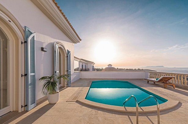 Mitsis Selection Laguna - Wohnbeispiel Suite Privatpool (Zimmercodierung WBR)