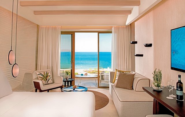 Mitsis Selection Rinela - Wohnbeispiel Doppelzimmer Superior Meerblick (Zimmercodierung DSM)