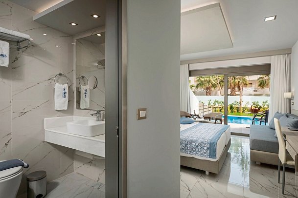 Vantaris Blue - Wohnbeispiel Doppelzimmer Premium Privatpool (Zimmercodierung DMR)