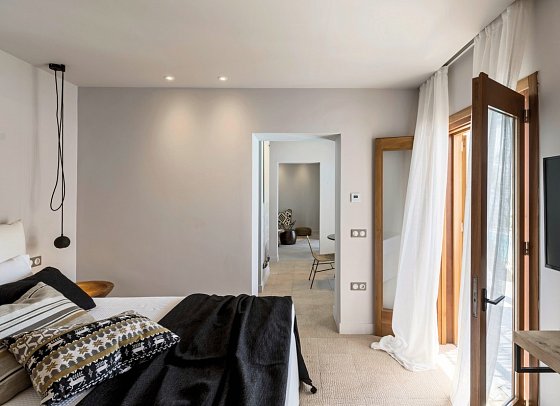 Minos Beach Art - Wohnbeispiel Villa 1 Schlafz. Meerblick Privatpool (Zimmercodierung VBR)