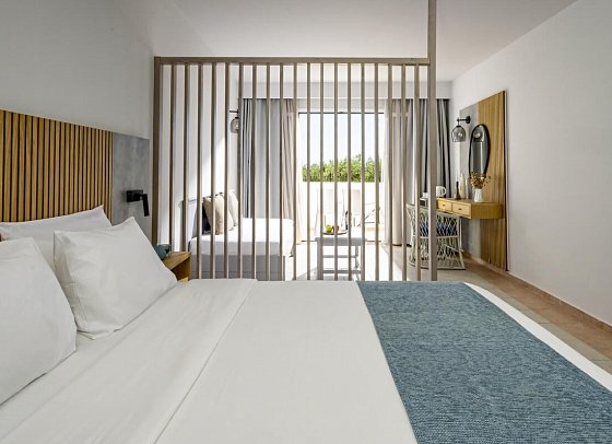 Mare Village - Wohnbeispiel Doppelzimmer Gartenblick (Zimmercodierung DBG)