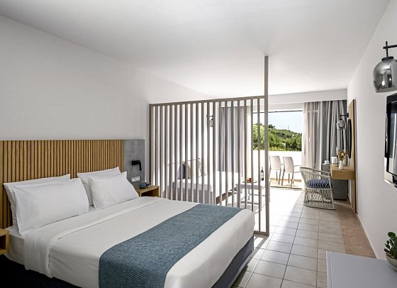 Mare Village - Wohnbeispiel Doppelzimmer Gartenblick (Zimmercodierung DBG)