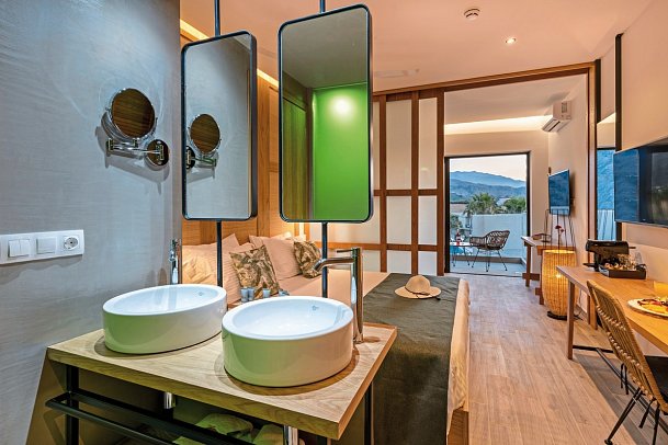 Georgioupolis Suites - Wohnbeispiel Juniorsuite (Zimmercodierung JB1)