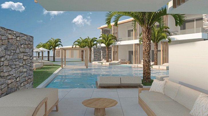 Magda Hotel Club - Wohnbeispiel Doppelzimmer Swim-up (Zimmercodierung DBQ)