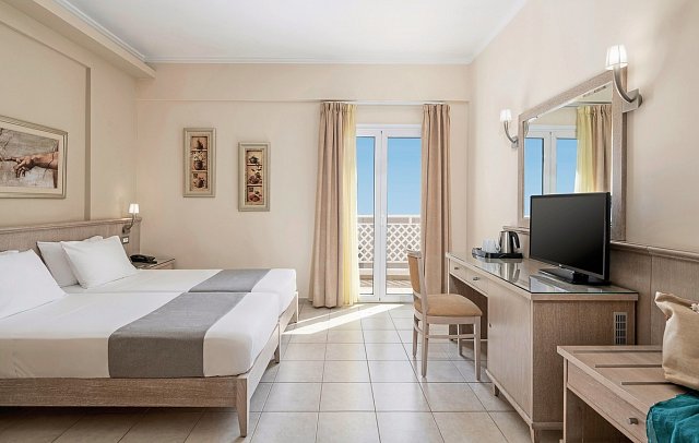 Magda Hotel Club - Wohnbeispiel Doppelzimmer Gartenblick (Zimmercodierung DG1)