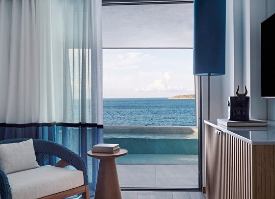 InterContinental Crete - Wohnbeispiel Suite Meerblick Privat Plunge Pool (Zimmercodierung W1R)