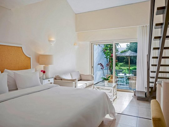 Grecotel Creta Palace - Wohnbeispiel Maisonette Gartenblick (Zimmercodierung MBG)