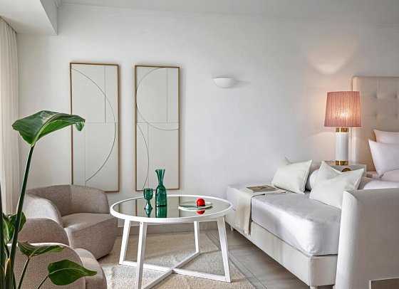 Grecotel Creta Palace - Wohnbeispiel Palace Bungalowsuite für Familien seitlicher Meerblick (Zimmercodierung BI5)