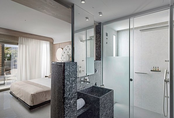 Nautilux Rethymno by Mage Hotels - Wohnbeispeiel Doppelzimmer Verdant Gartenblick (Zimmercodierung D1G)