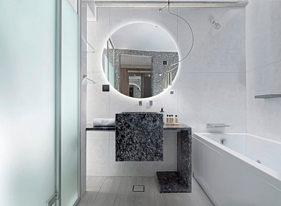 Nautilux Rethymno by Mage Hotels - Wohnbeispiel Doppelzimmer Classic Meerblick (Zimmercodierung D1M)