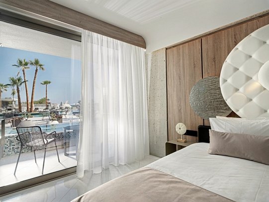Nautilux Rethymno by Mage Hotels - Wohnbeispiel Doppelzimmer Superior Poolblick Plunge Pool (Zimmercodierung DSP)