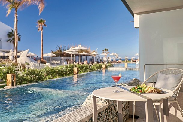 Nautilux Rethymno by Mage Hotels - Wohnbeispiel Doppelzimmer Superior Poolblick Plunge Pool (Zimmercodierung DSP)