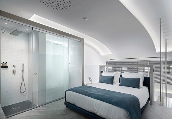 Nautilux Rethymno by Mage Hotels - Wohnbeispiel Maisonette mit Hot Tub Meerblick (Zimmercodierung MBM)