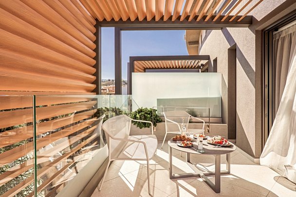 Nautilux Rethymno by Mage Hotels - Wohnbeispiel Maisonette mit Hot Tub Meerblick (Zimmercodierung MBM)