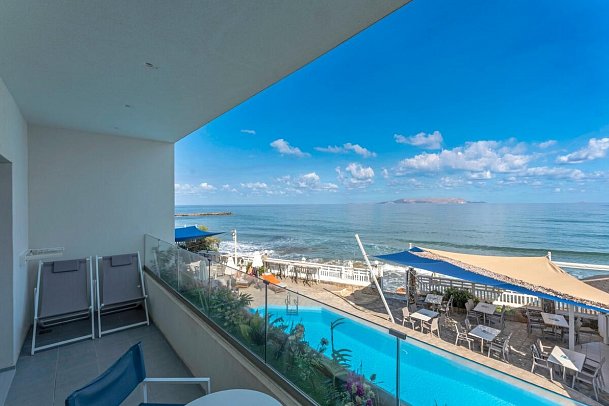 Sunset Beach Hotel - Wohnbeispiel Juniorsuite Meerblick (Zimmercodierung JBM)