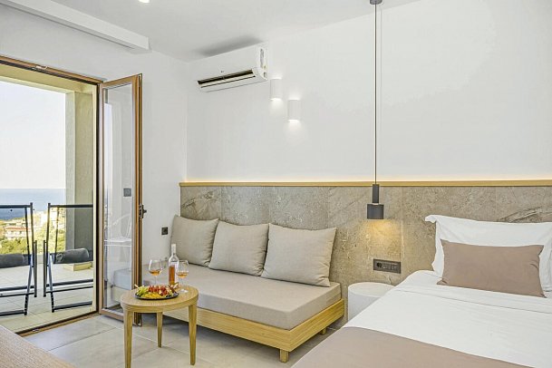 Panorama Village - Wohnbeispiel Doppelzimmer Superior Elegant Meerblick (Zimmercodierung DB1)