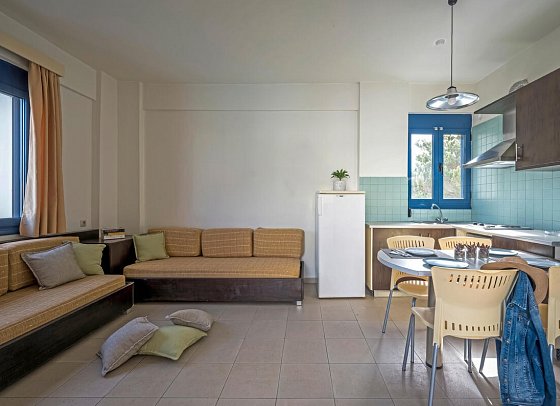 Meropi Hotel & Apartments - Wohnbeispiel Apartment 1 Schlafzimmer (Zimmercodierung AB1)
