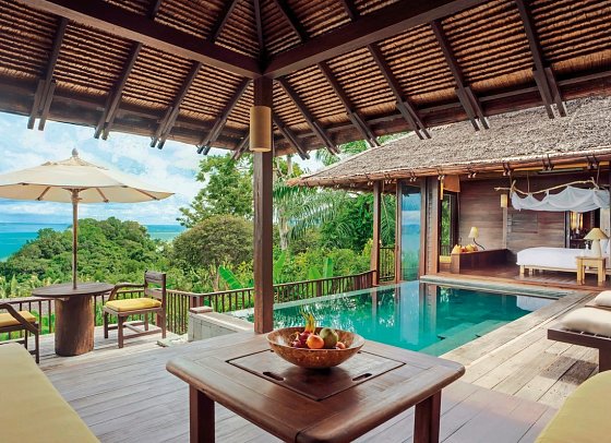 Six Senses Yao Noi - Wohnbeispiel Ocean Pool Villa (Zimmercodierung VBM)