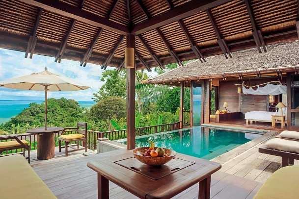 Six Senses Yao Noi - Wohnbeispiel Ocean Pool Villa (Zimmercodierung VBM)