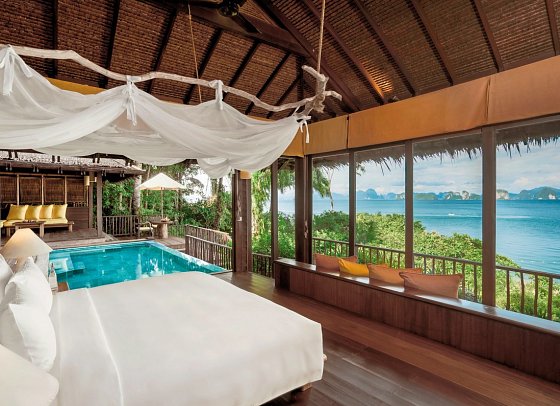 Six Senses Yao Noi - Wohnbeispiel Beachfront Pool Villa (Zimmercodierung VBO)