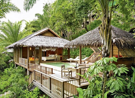 Six Senses Yao Noi - Wohnbeispiel Beachfront Pool Villa (Zimmercodierung VDO)