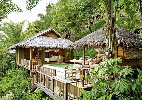 Six Senses Yao Noi - Wohnbeispiel Beachfront Pool Villa (Zimmercodierung VDO)