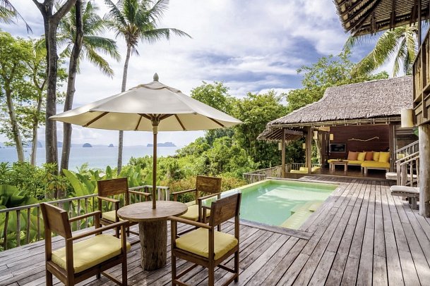 Six Senses Yao Noi - Wohnbeispiel Beachfront Pool Villa Suite (Zimmercodierung VDO)