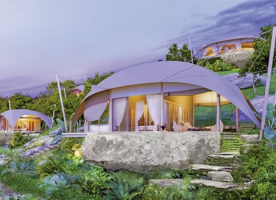 Keemala - Wohnbeispiel Tent Pool Villa (Zimmercodierung VB1)
