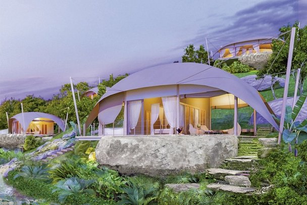 Keemala - Wohnbeispiel Tent Pool Villa (Zimmercodierung VB1)