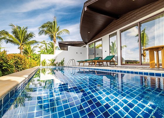 Barceló Coconut Island - Wohnbeispiel LUX 2 Bedroom Seaview Pool Villa (Zimmercodierung VX2)