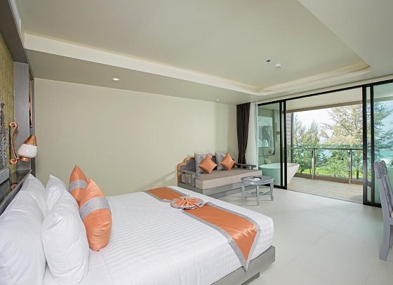 Maikhao Palm Beach Resort - Wohnbeispiel Deluxe Sea View (Zimmercodierung UDM)