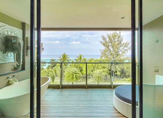 Maikhao Palm Beach Resort - Wohnbeispiel Deluxe Sea View (Zimmercodierung UDM)