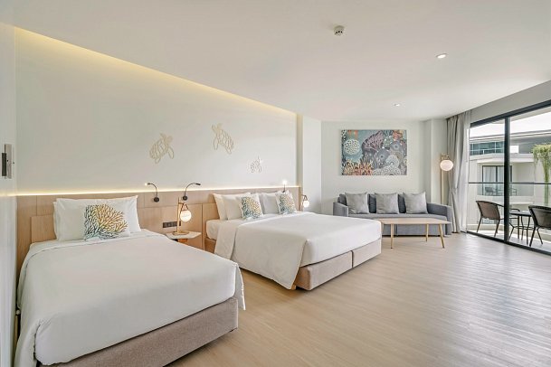 Phuket Emerald Beach Resort - Wohnbeispiel Grand Family Pool View (Zimmercodierung F1P)