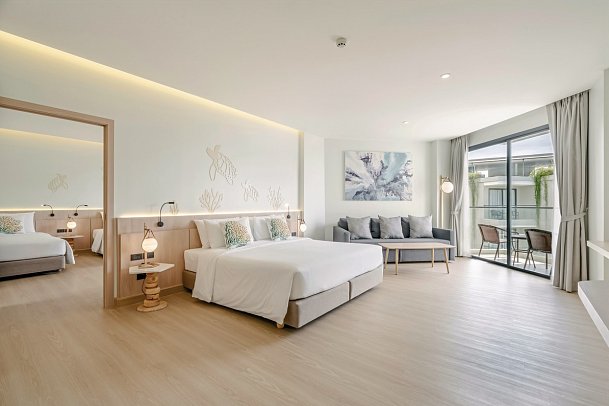 Phuket Emerald Beach Resort - Wohnbeispiel Grand Family Pool View (Zimmercodierung F1P)