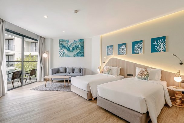 Phuket Emerald Beach Resort - Wohnbeispiel Deluxe Pool View (Zimmercodierung UDP)