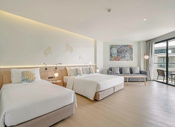 Phuket Emerald Beach Resort - Wohnbeispiel Grand Family Pool View (Zimmercodierung F1P)