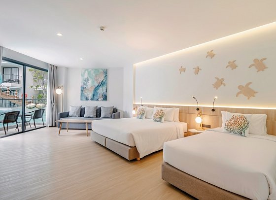 Phuket Emerald Beach Resort - Wohnbeispiel Family Pool Access (Zimmercodierung FBQ)