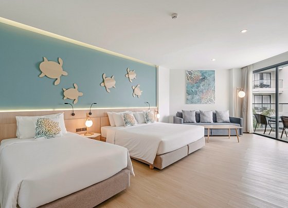 Phuket Emerald Beach Resort - Wohnbeispiel Family Pool View (Zimmercodierung FBP)